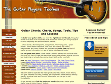 Tablet Screenshot of guitar-players-toolbox.com
